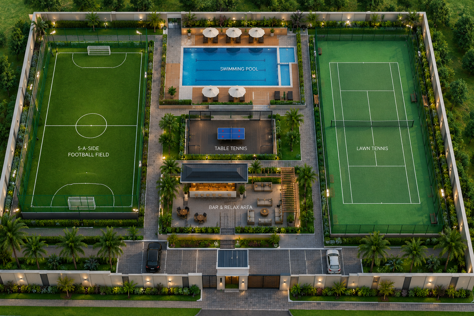 Sports and recreation centre design project in Port Harcourt